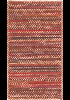 Capel Rugs Eaton Wool Soft Chenille Braided Country Oval Rug Multicolor 900